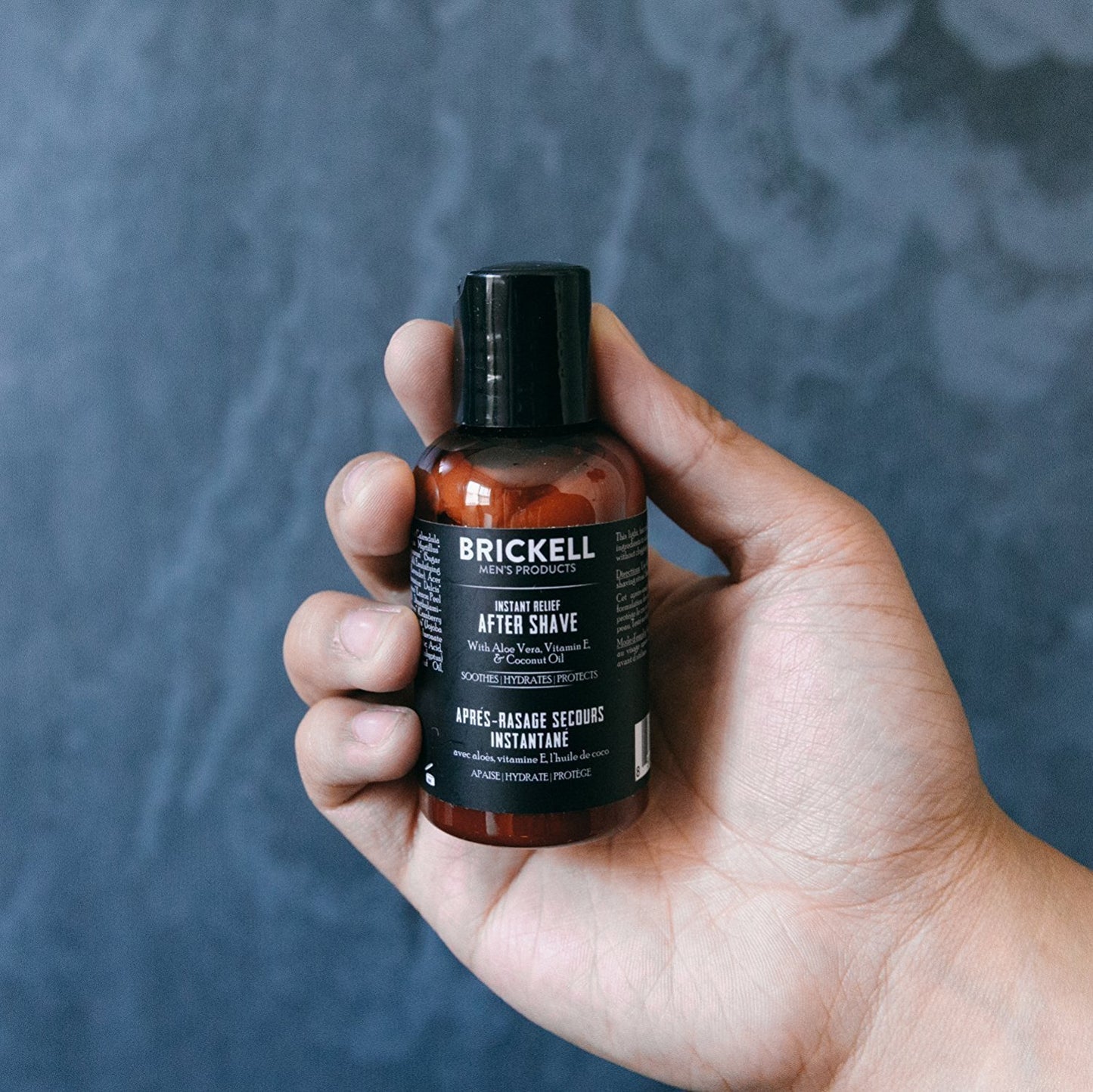 Brickell Men's Instant Relief Aftershave for Men, Natural and Organic Soothing After Shave Balm to Prevent Razor Burn 2 Ounce, Unscented