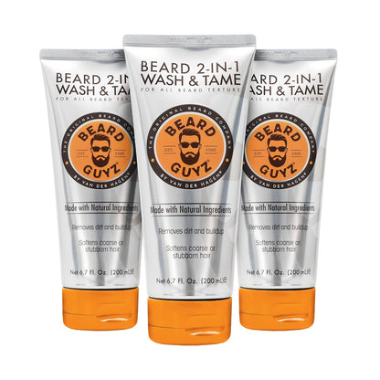 Beard Guyz 2-in-1 Wash & Tame (6.7oz pack of 3)