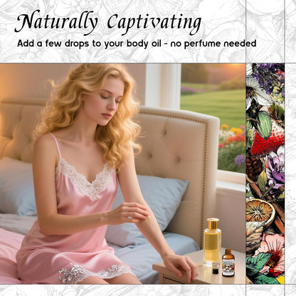 HIQILI Feral Rose Fragrance Oil for Candle Making, Inspired by Gr-Lain ROS.B-Bare, DIY Scented Body Oils, Home Luxury Scents for Essential Oil Diffuser - 1 Fl Oz