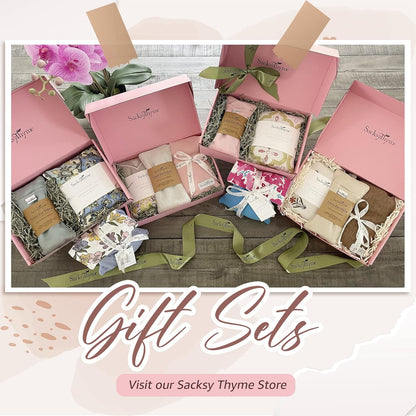 SacksyThyme Weighted Microwave Heating Pad, Microwavable Neck and Shoulder Wrap for Moist Hot Therapy, Flaxseed, Cotton Fleece, Covers Large Areas XL 16" x 13" Gray Made in USA