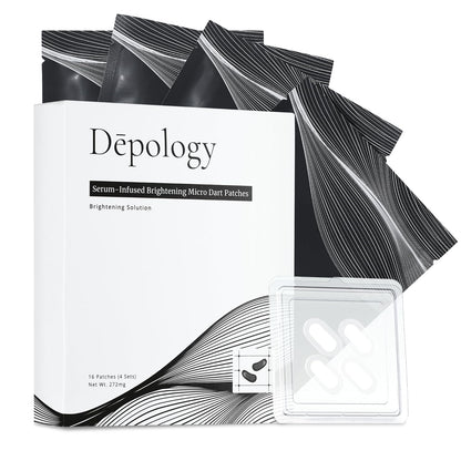 Depology Serum-Infused Micro Dart Patches | 12 Pairs Eye Mask | Under Eye Patches for Wrinkles | Fine Lines | Hydrating Eye Mask with Peptides | Amino Acids | and Synthesized Molecules