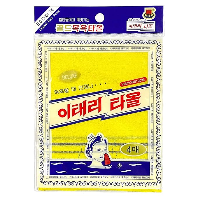 Goldsangsa-korean exfoliating towel washcloth mitts