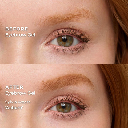 WUNDERBROW Eyebrow Gel, Waterproof, Smudgeproof, Lasts for Days, Shade: Auburn, Vegan and Cruelty-Free
