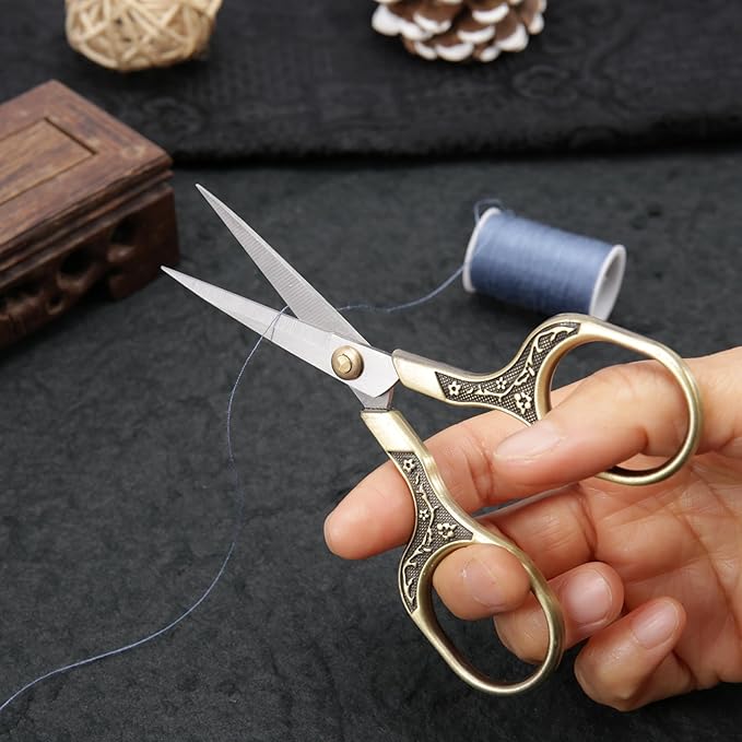 embroidery scissors-Glexal 5 Inch Vintage