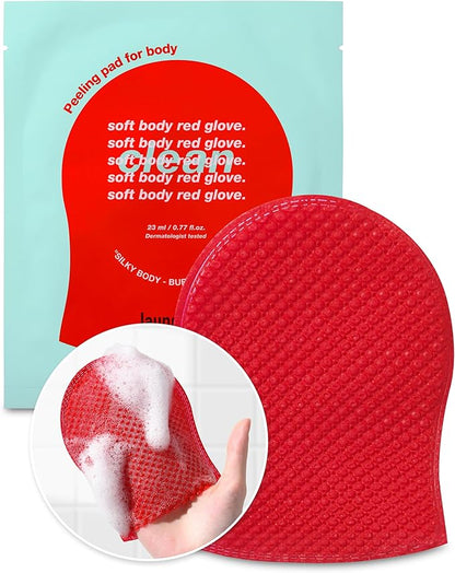 Exfoliating bubble body scrub wash