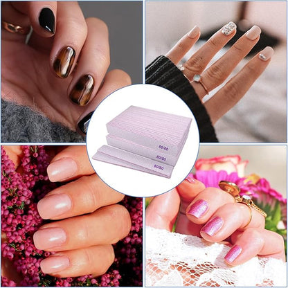 80/80 grit nail files, emery