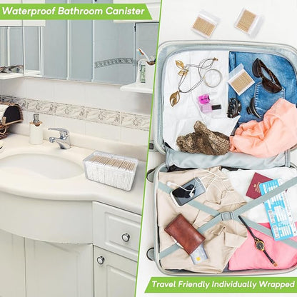 Eyxformula 1000 pcs bamboo cotton