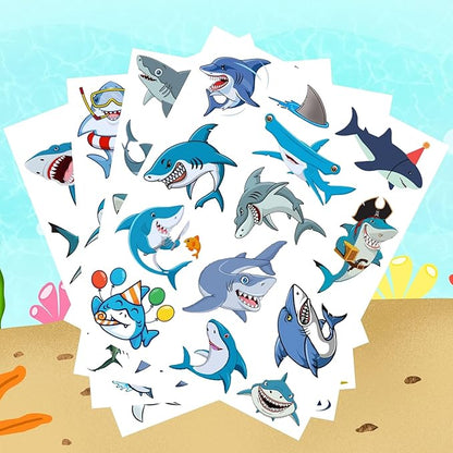 Shark temporary tattoos - shark