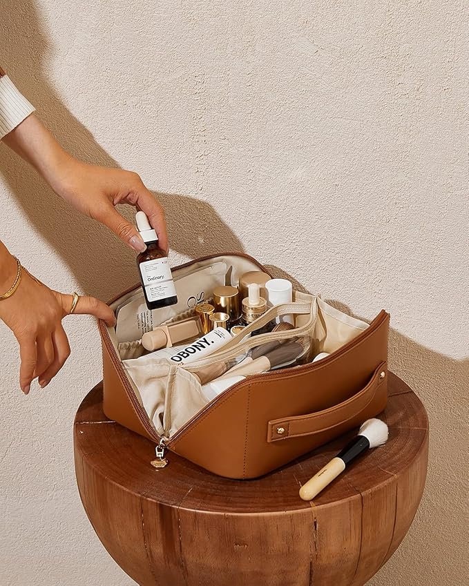 Eachy travel makeup bag,large capacity