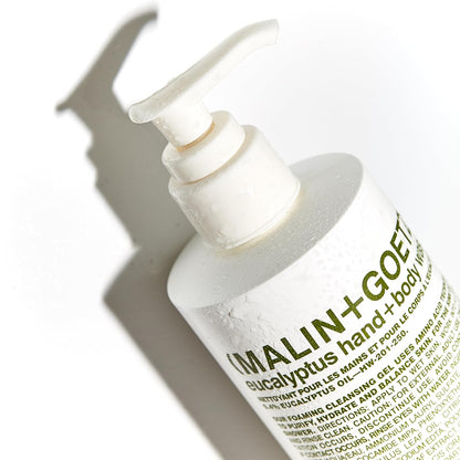 MALIN+GOETZ Eucalyptus Hand + Body Wash – natural hydrating soap,cleansing and purifying for all skin types, prevents stripping or irritation on sensitive skin. Cruelty-free. 8.5 fl oz