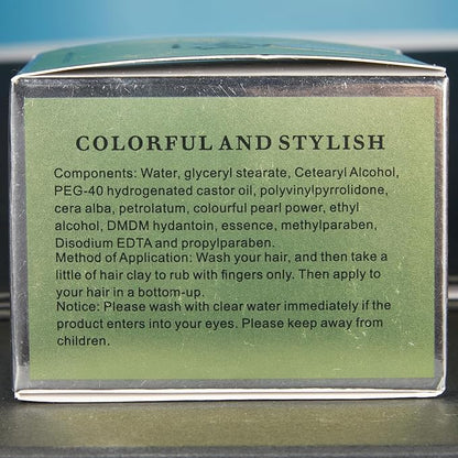 Blue Temporary Hair Color,Natural Hair