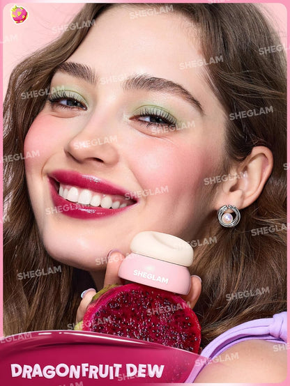 SHEGLAM Hydra Jelly Pocket Lip Jam Hydrating Nourishing Lip Gloss Moisturizing Lip Makeup-Dragonfruit Dew