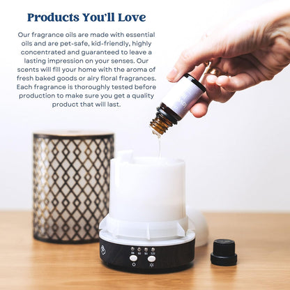 CANDECraftCo Premium Fragrance Oil – Diffuser Oils Fragrances Scented for Home, Candle Soap Making Supplies, Aromatherapy Blends for House (0.34 Fl Oz) (Lavender Vanilla + Cactus Flowers)