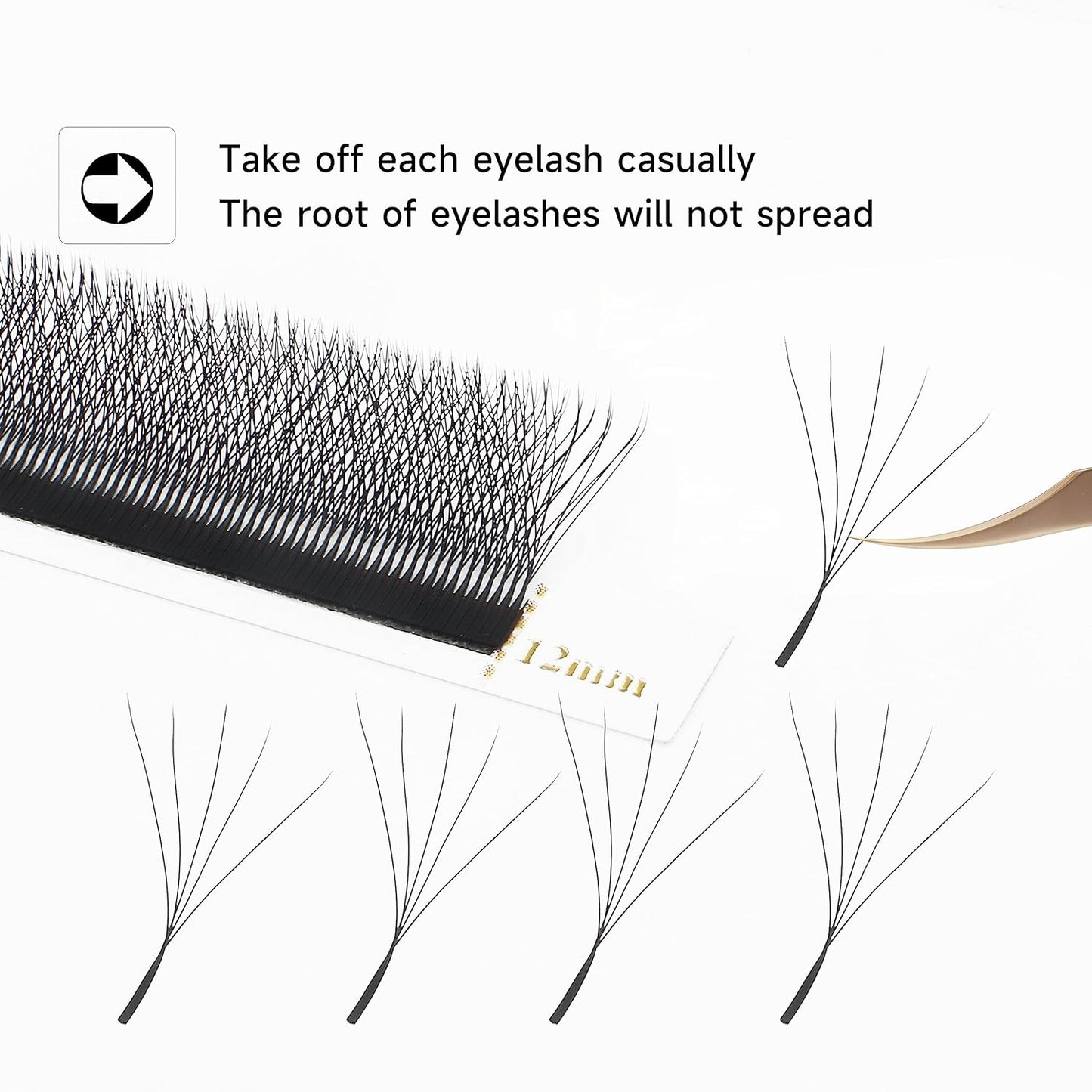 W Eyelash Extension 5D Volume Premade Fans 0.07 D Curl 8-15mm mix W Lashes Matte Black Lash Extensions Easy Fans W Shape Eyelash yy Eye Lashes(5D-0.07D-8-15mm Mix)