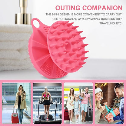 Innerneed 2-in-1 silicone body scrubber