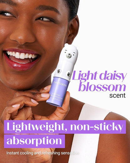 THESAEM Iceland Hydrating Peptide Eye Stick 0.38 oz - Elasticity, Cooling, Moisturizing Eye Balm for Loose Skin – Under Eye Treatment - Balm to Smooth Skin Texture - Daisy Flower Scent