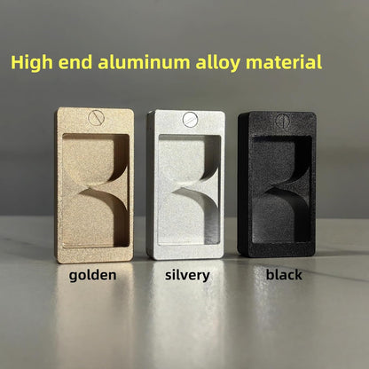 Professional Pill Cutter and Splitter - Precision Aluminum Slicer for Small Large and Tiny Tablets Best Cortador for Accurate Medicine and Vitamin Dosing Ideal Tablet Splitters for Pastillas (Black)