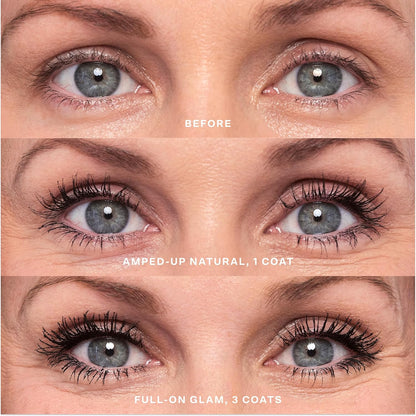 Tower 28 MakeWaves Mascara - Volumizing -Resistant Mascara - No Clumping or Flaking - for Sensitive Eyes – Drift Brown