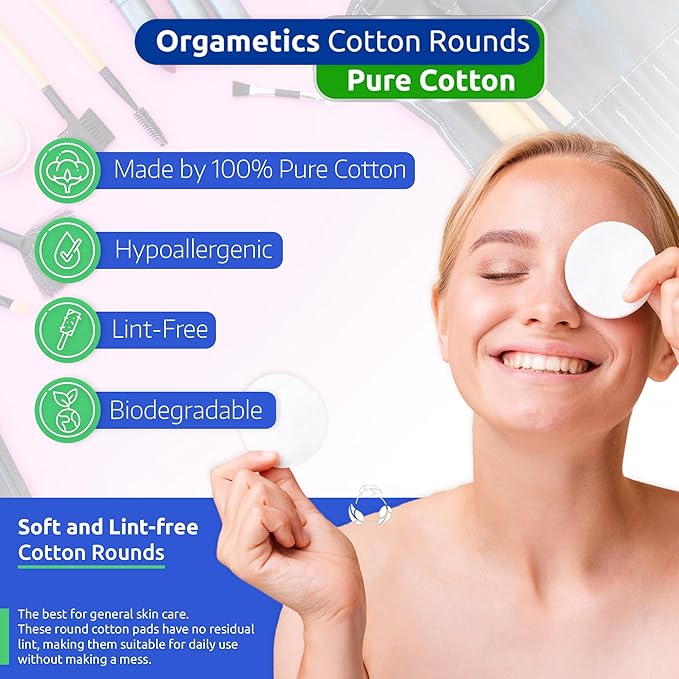 Cotton rounds, 100% natural turkish