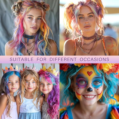 6 PCS Hair Chalk Comb