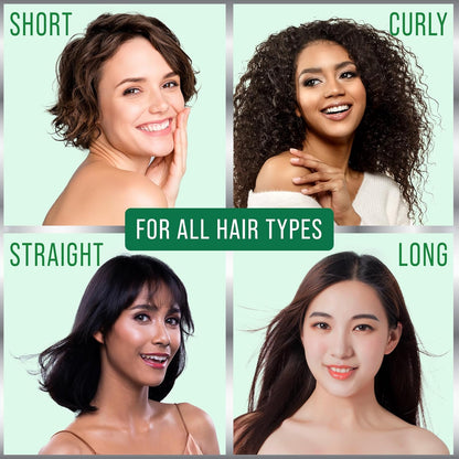 Biotin + Peppermint + Rice Water Spray For Hair Growth. Vegan Leave In Conditioner For Women, Men. Strengthens & Hydrates Thinning, Dry Hair for a Healthier-Looking Scalp