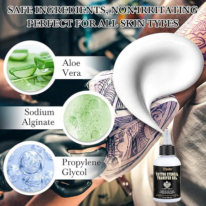 2pcs tattoo stencil transfer gel