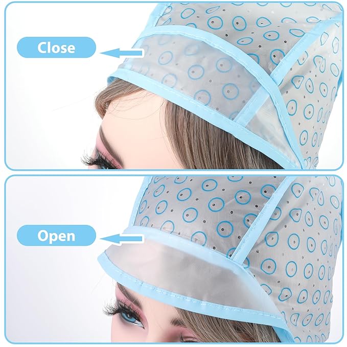 6Pcs Hair Highlight Cap Kit,