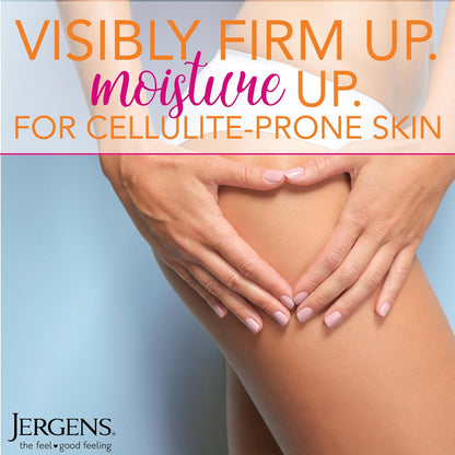 Jergens Skin Firming Body Lotion for Dry to Extra Dry Skin, Skin Tightening Cream with Collagen and Elastin, Hydralucence Blend Formula, 16.8 oz