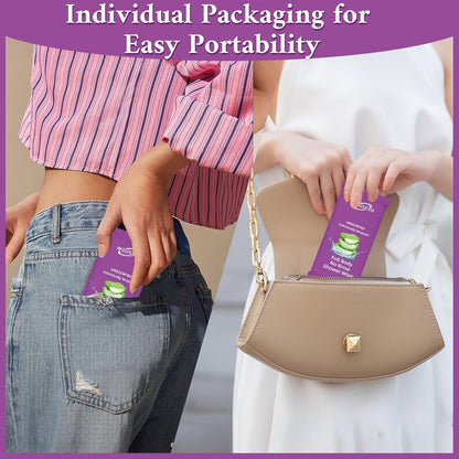 300 Pcs Body Wipes Individually Wrapped(8" x 9.5"),Shower Wipes for Adults Bathing No Rinse,Personal Cleansing Wipes for Travel Gym,Bulk Deodorant for Homeless