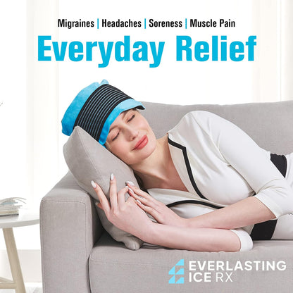 Reusable Hot and Cold Gel Ice Pack Wrap (4 Pack) for Injuries - Adjustable & Flexible for Knees, Back, Shoulders, Arms, and Legs - Reusable