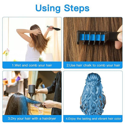 New Hair Chalk Comb Temporary