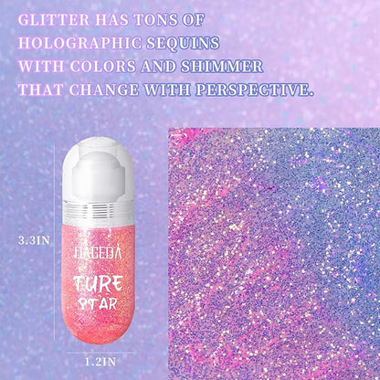 Dageda body glitter gel, roll-on