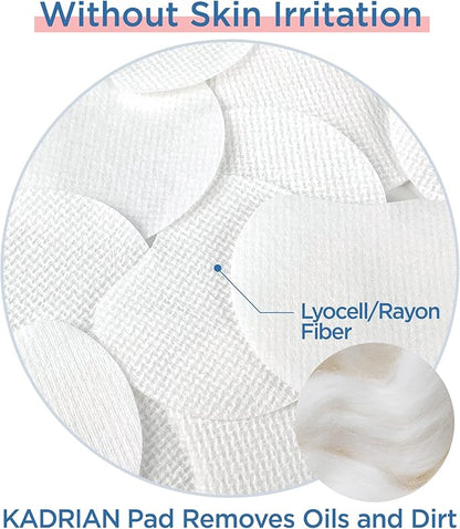 Kadrian exfoliating cotton rounds for