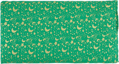 Nature's Approach Basic Herb Pack Rice Heating Pad Microwavable Reusable Heat Pack with Herbal Aromatherapy Fill, Freezer and Microwave Safe for Hot and Cold Therapy, Celestial Green