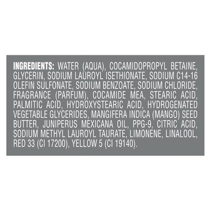 DOVE MEN + CARE body and face wash rejuvenating mango + cedarwood for Men, with 24-Hour Nourishing Micromoisture Technology, 30 oz