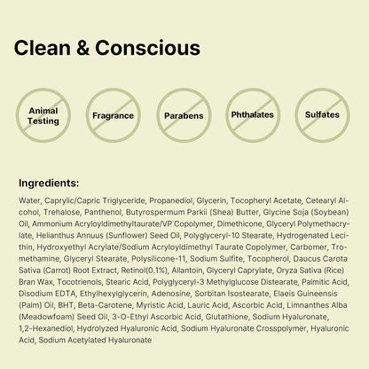 COSRX Retinol Cream, 0.67 Oz, Anti-aging Eye & Neck Cream with Retinoid Treatment to Firm Skin, Reduce Wrinkles, Fine Lines, Signs of Aging, Gentle Daily Korean Skincare (Retinol 0.1% Cream)