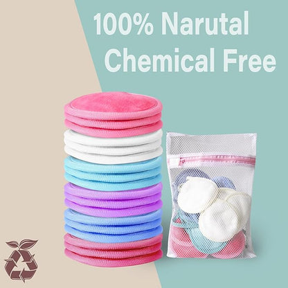 Reusable makeup remover pads, 18
