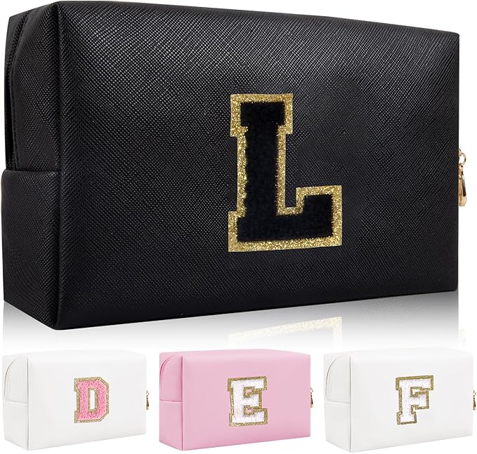 Personalized initial letter patch makeup