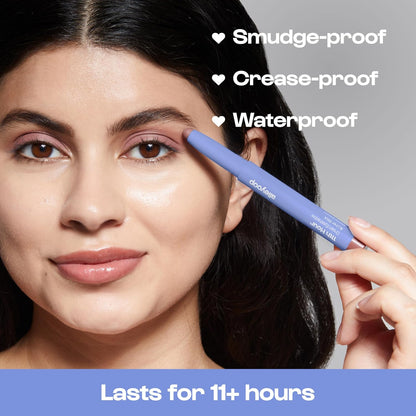 ALLEYOOP 11th Hour Waterproof Cream Eyeshadow Stick – Long-Lasting Eye Shadow Pencil & Eyeliner, Cream to Powder Stick & Highlighter – Smudge-Proof Eyeshadow Matte, Making Mauve Matte