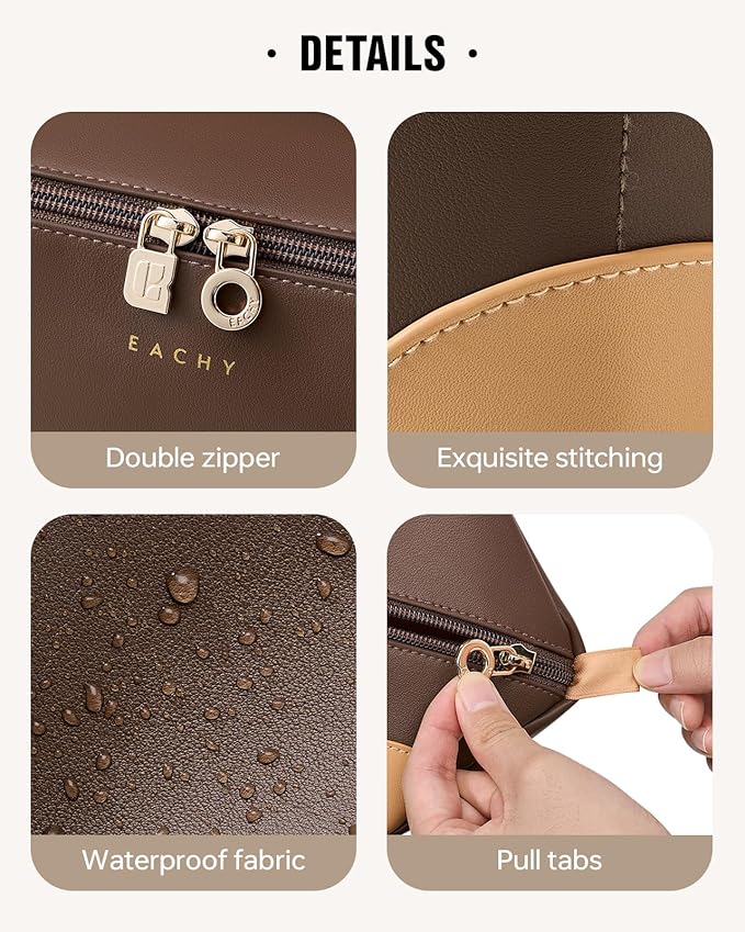 Eachy travel makeup bag,large capacity