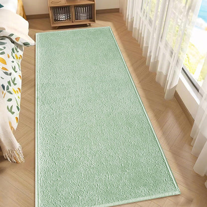 Bathroom Runner Rugs, Thin Absorbent Non-Slip Bath Mat, Quick Dry Low Pile Mats for Bathroom Floor Front of Bathtub,Shower Room,Sink,20"×47",Sage Green