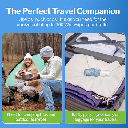 Refresh Liquid Wipe Free: Toilet Paper Foam. Eco-Friendly Flushable Wet Wipe Alternative for Sensitive Skin. Cleanses and Soothes with Witch Hazel and Aloe. Plumbing Safe. 50ml (1.69 Fl Oz) 3 Pack.…