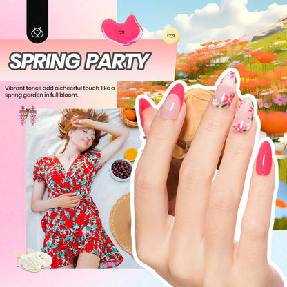 Beetles Gel Nail Polish Kit with U V Light - 32 Colors Gel Polish 54 Pcs Nail Kits with Base and Glossy Top Coat Soak Off DIY Salon Beginner-friendly Manicure Nails Stuff Gifts for Women Teens Girls