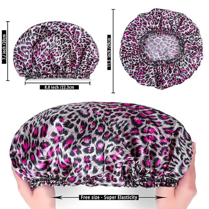 4 pcs shower caps for