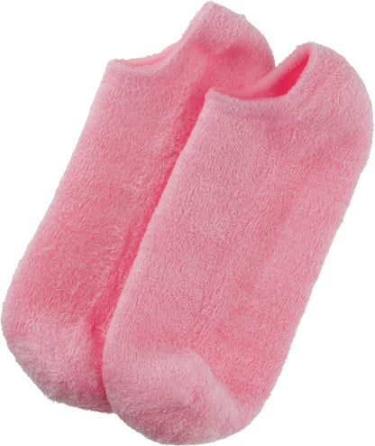 Barefoot Scientist Sleep On It Overnight Moisturizing Gel Socks, Nourish Your Feet, Sip Back & Relax, Pink and Champagne, 2 Pack