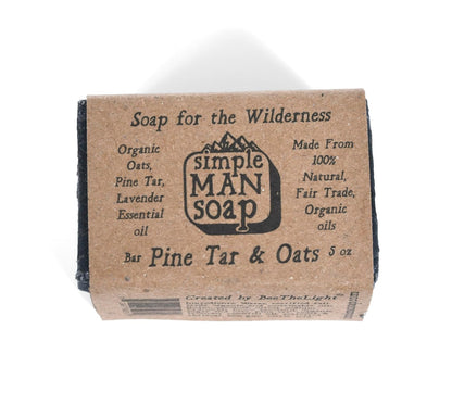 SimpleMan Soap Bar MIX(Pine Tar/Cedar Citrus/Mint)Men’s soap with Organic & Fair Trade Essential Oils-All Natural, Handmade Man Bath Soap Bars-Pack of Six 2.5 Ounce bars(15 Ounces Total)