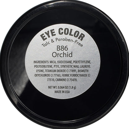 Lavender Orchid Shimmering Purple Violet Satin Pressed Powder Single Vegan Eyeshadow; Talc, Paraben & Cruelty Free