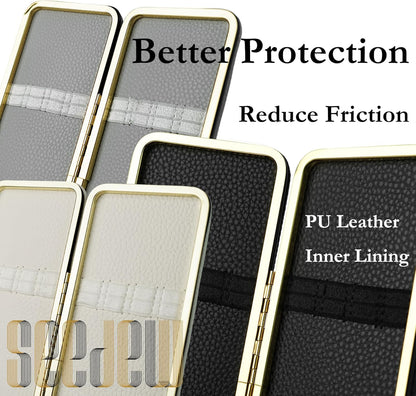 Lash Tweezers Organizer, Eyelash Extension Tweezers Bag, Soft PU Leather 8 Positions Rounded Corners Portable, Individual Storage Case Box for Tweezers, Makeup Brush, Slender Small Tools(Black)