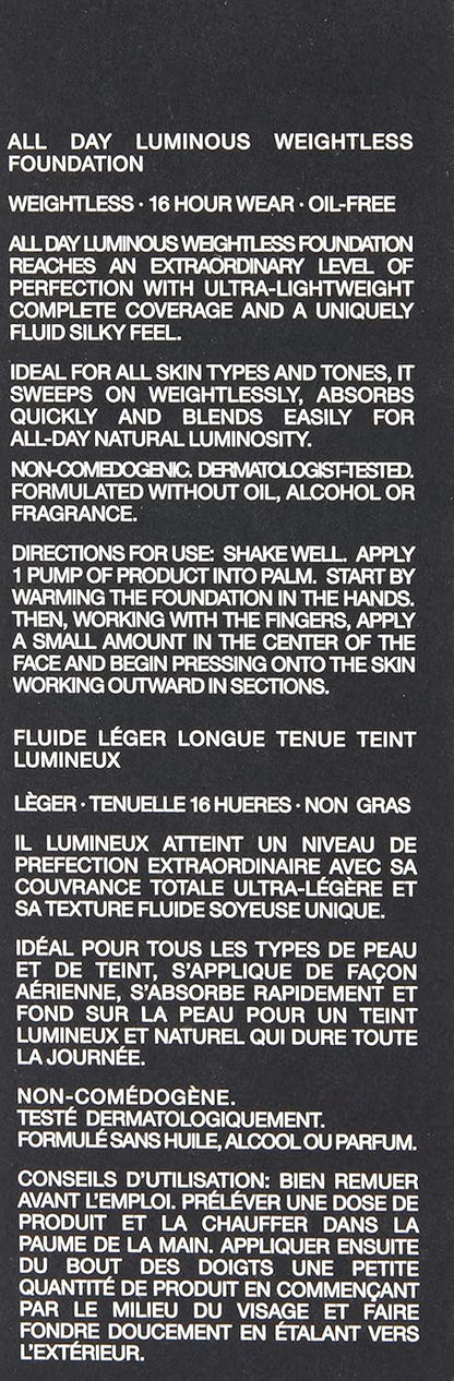 All Day Luminous Weightless Foundation - # 4 Deauville/Light by NARS for Women - 1 oz Foundation