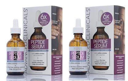 Advanced clinicals peptide facial serum